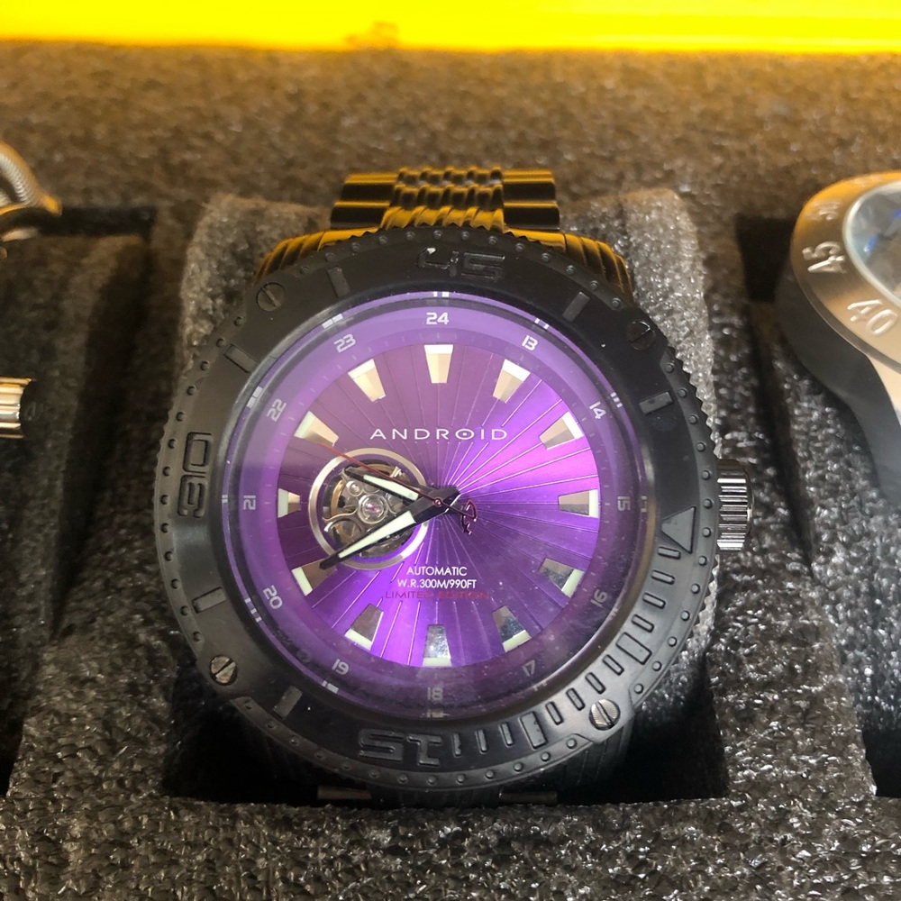 Android Men's Open Heart Automatic